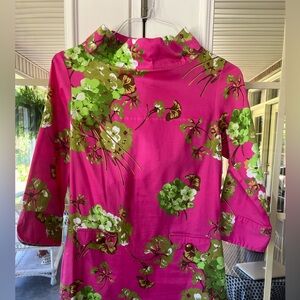 Tizzie Pink and Green Floral Dress